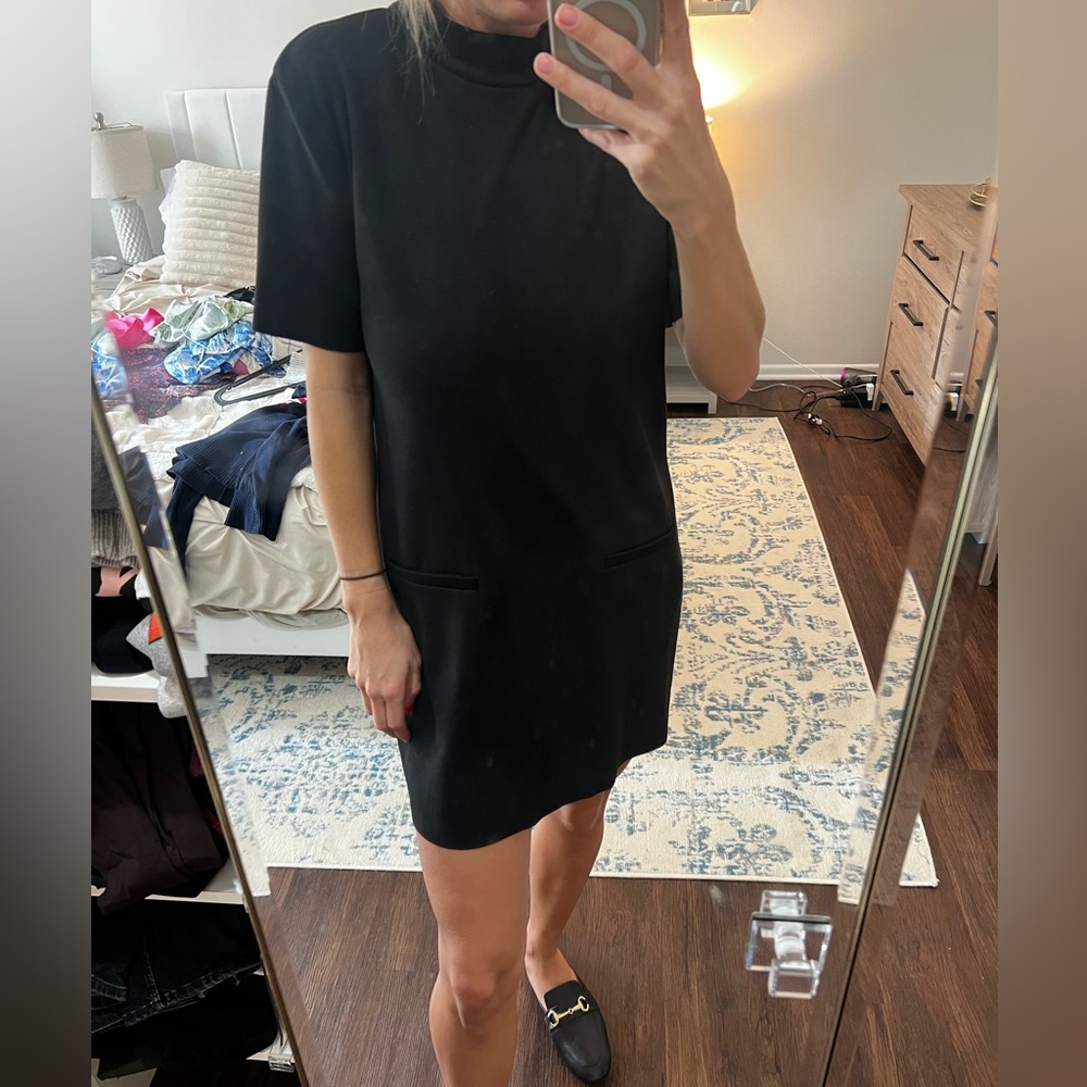 Black ZARA corporate dress.